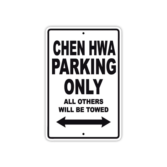 Chen Hwa Boats Parking Only All Others Will Be Towed Sea Ocean Beach Lake Boat Aluminum Metal Sign Plate