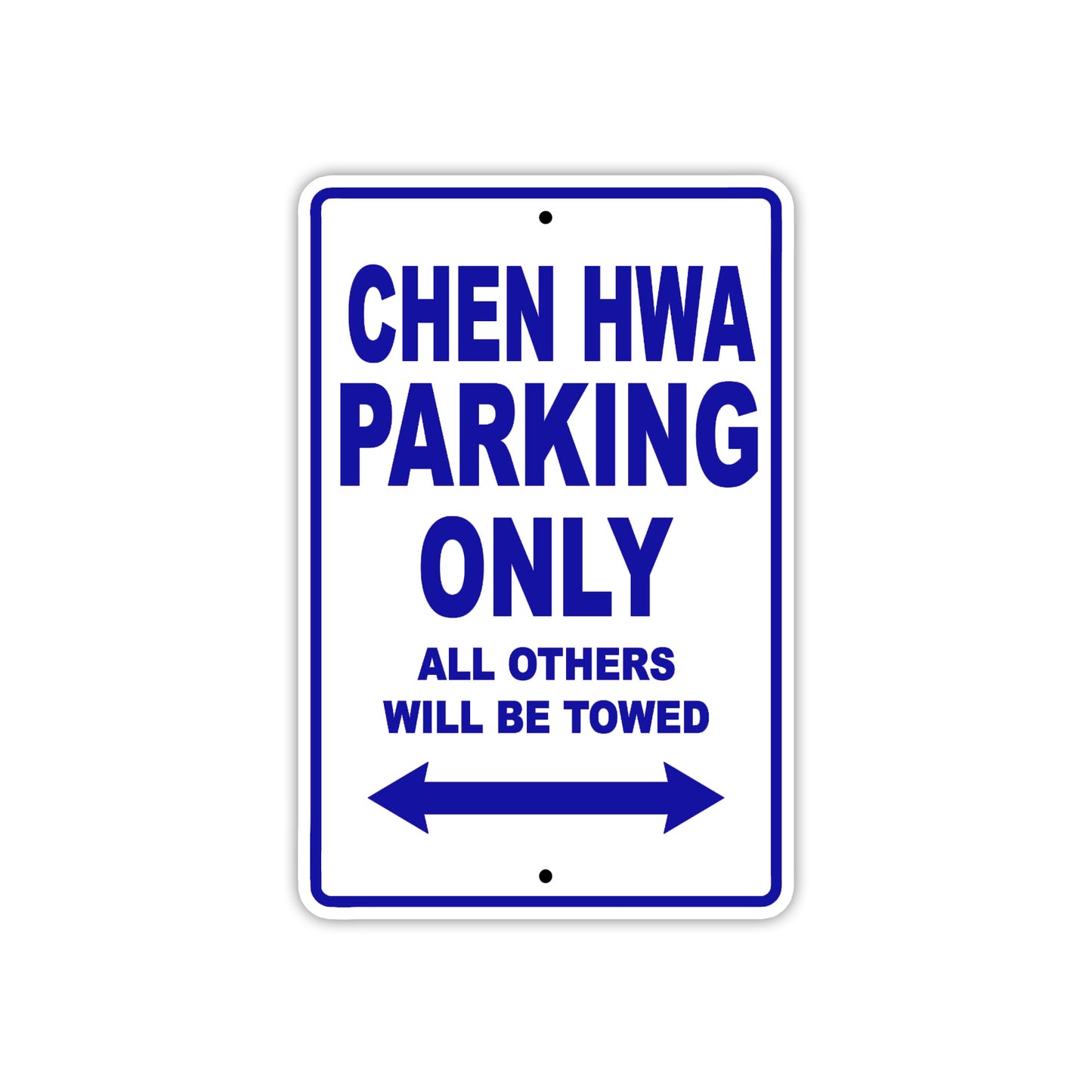 Chen Hwa Boats Parking Only All Others Will Be Towed Sea Ocean Beach Lake Boat Aluminum Metal Sign Plate