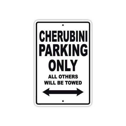 Cherubini Boats Parking Only All Others Will Be Towed Sea Ocean Beach Lake Boat Aluminum Metal Sign Plate
