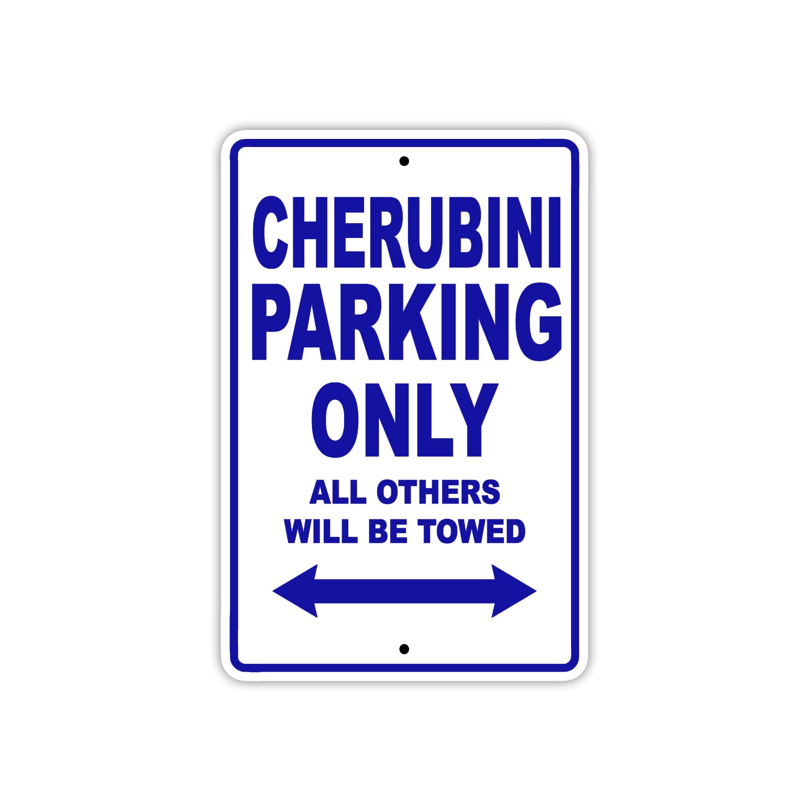 Cherubini Boats Parking Only All Others Will Be Towed Sea Ocean Beach Lake Boat Aluminum Metal Sign Plate