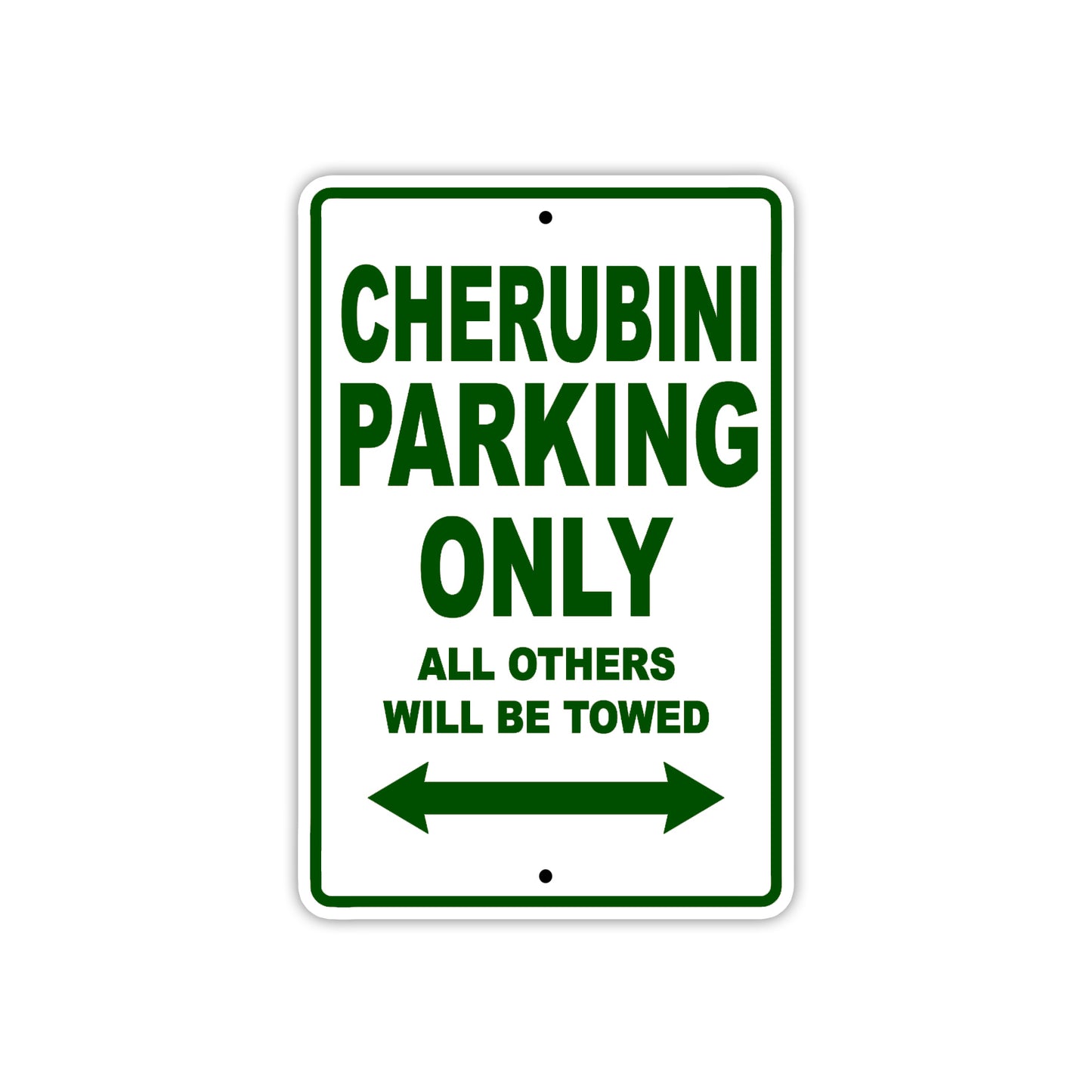Cherubini Boats Parking Only All Others Will Be Towed Sea Ocean Beach Lake Boat Aluminum Metal Sign Plate