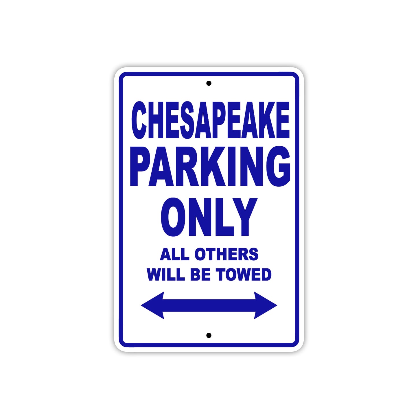 Chesapeake Boats Parking Only All Others Will Be Towed Sea Ocean Beach Lake Boat Aluminum Metal Sign Plate