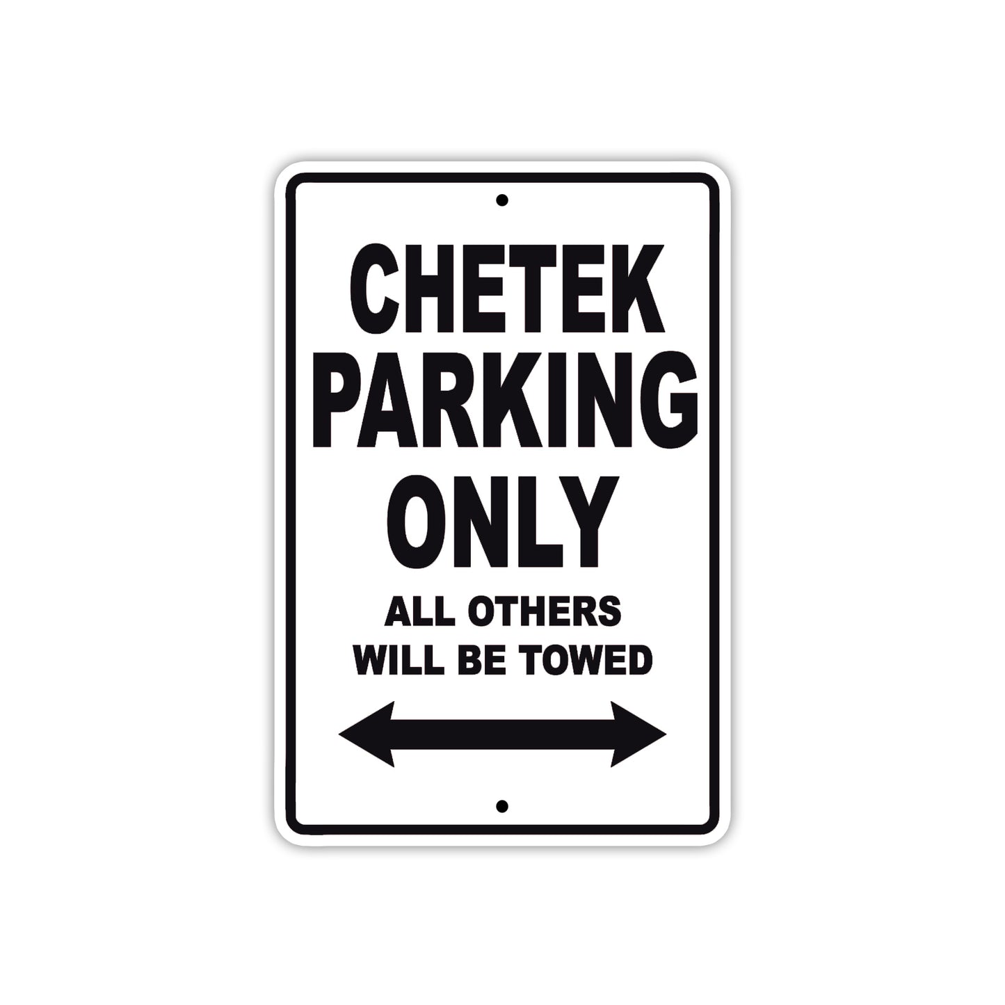 Chetek Boats Parking Only All Others Will Be Towed Sea Ocean Beach Lake Boat Aluminum Metal Sign Plate