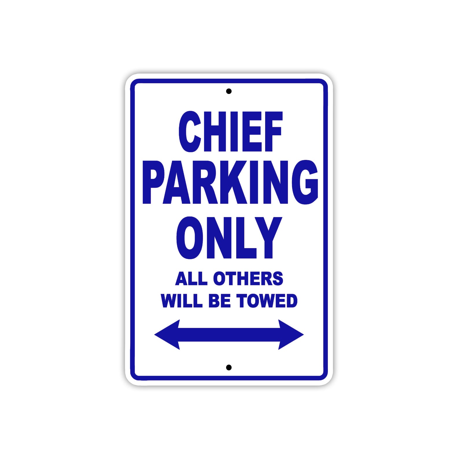 Chief Boats Parking Only All Others Will Be Towed Sea Ocean Beach Lake Boat Aluminum Metal Sign Plate