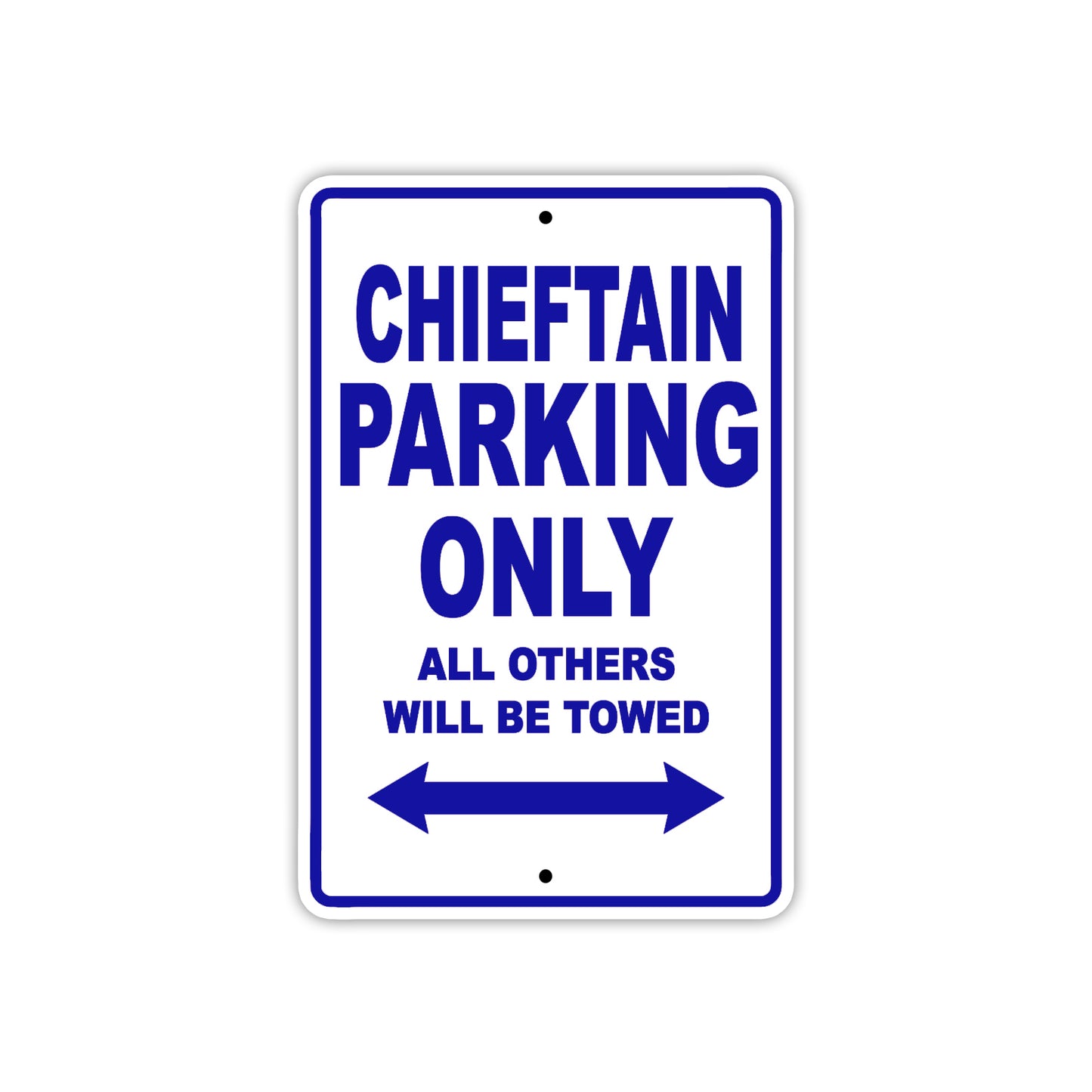 Chieftain Boats Parking Only All Others Will Be Towed Sea Ocean Beach Lake Boat Aluminum Metal Sign Plate