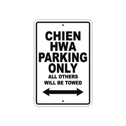 Chien Hwa Boats Parking Only All Others Will Be Towed Sea Ocean Beach Lake Boat Aluminum Metal Sign Plate