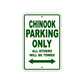 Chinook Boats Parking Only All Others Will Be Towed Sea Ocean Beach Lake Boat Aluminum Metal Sign Plate