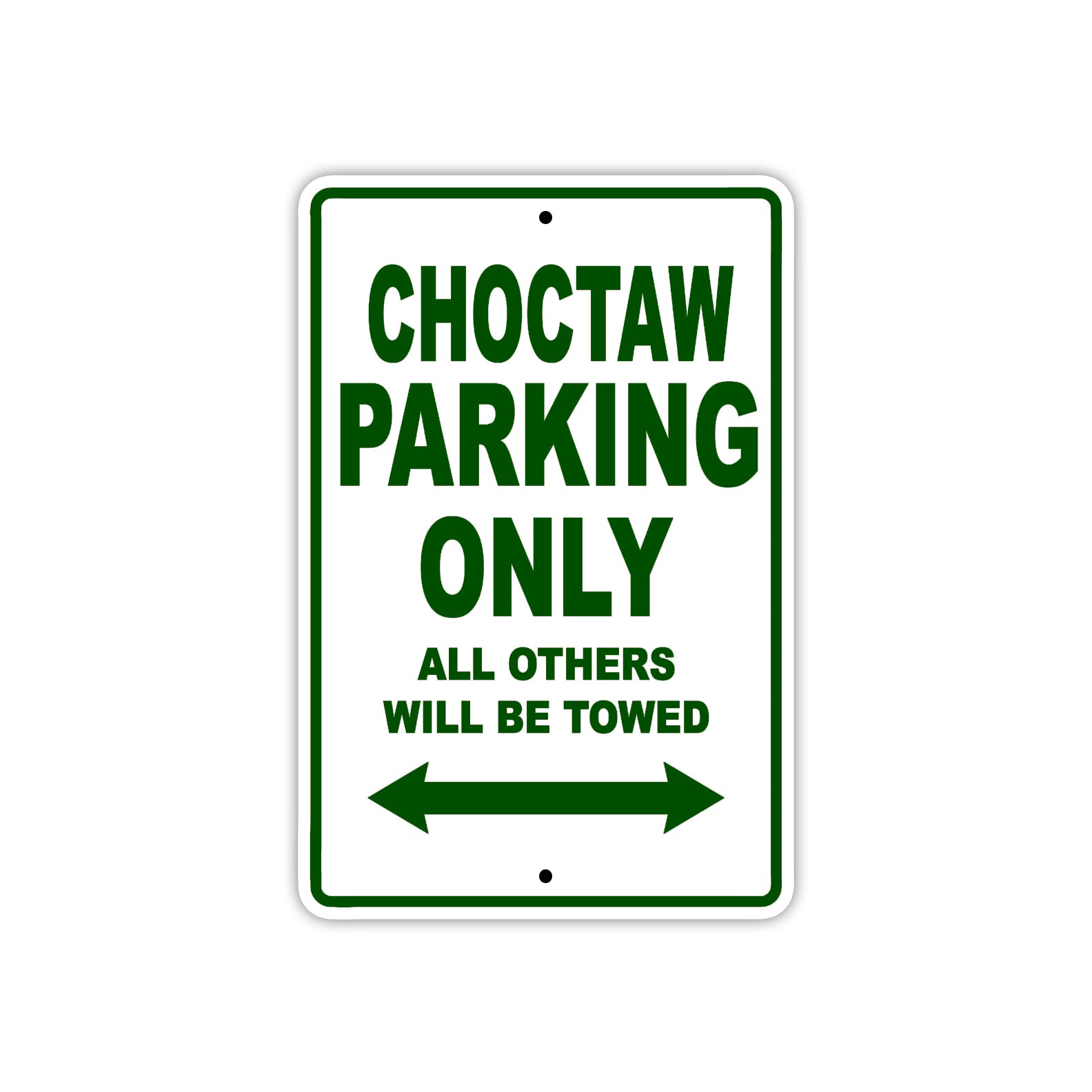 Choctaw Boats Parking Only All Others Will Be Towed Sea Ocean Beach Lake Boat Aluminum Metal Sign Plate