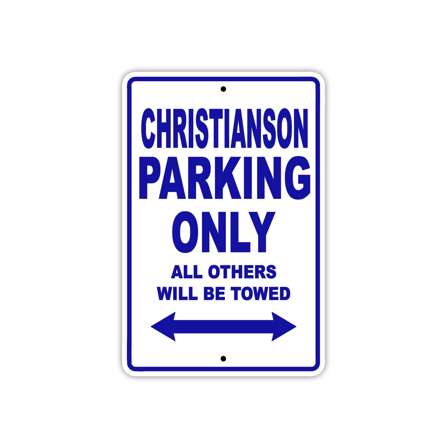 Christianson Boats Parking Only All Others Will Be Towed Sea Ocean Beach Lake Boat Aluminum Metal Sign Plate