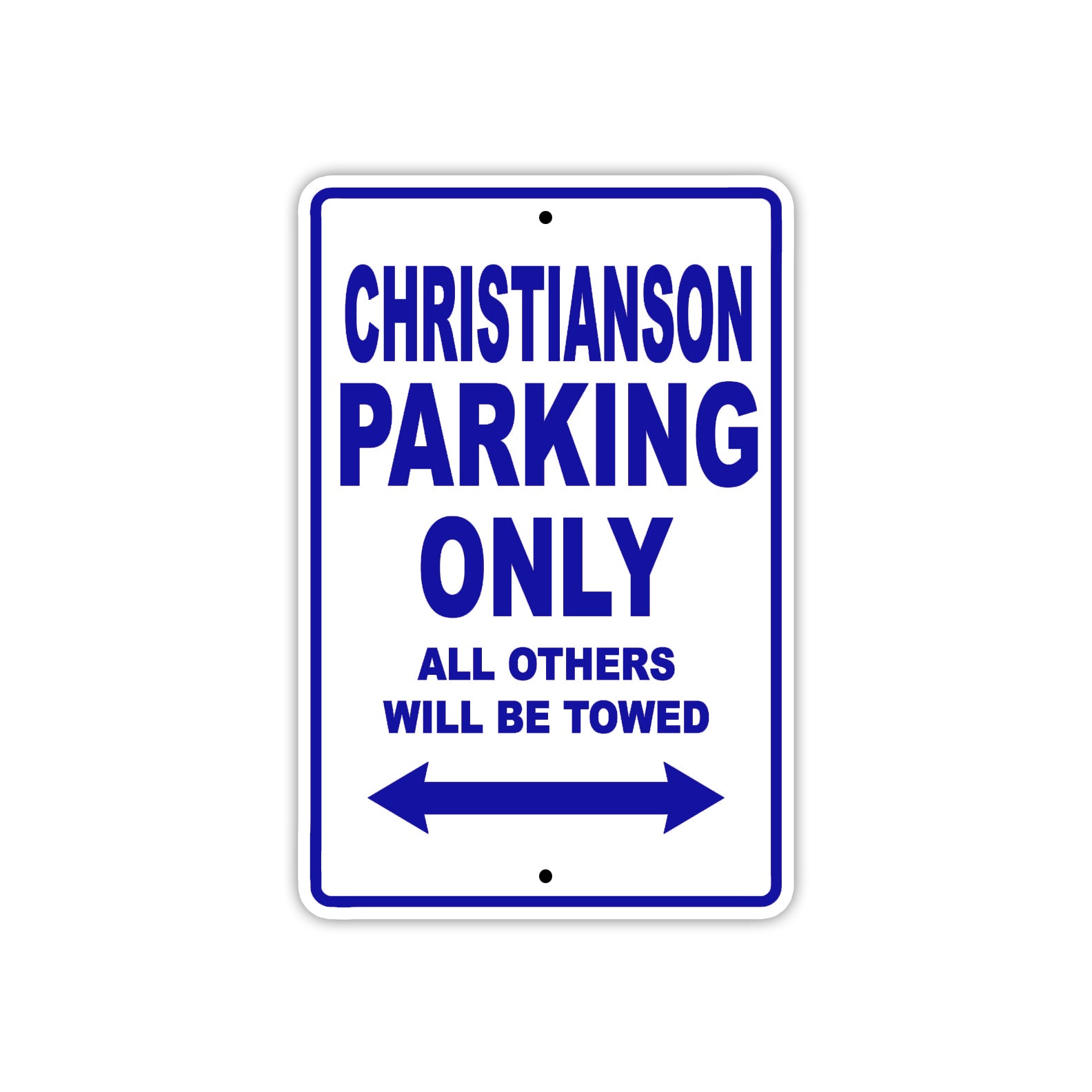 Christianson Boats Parking Only All Others Will Be Towed Sea Ocean Beach Lake Boat Aluminum Metal Sign Plate