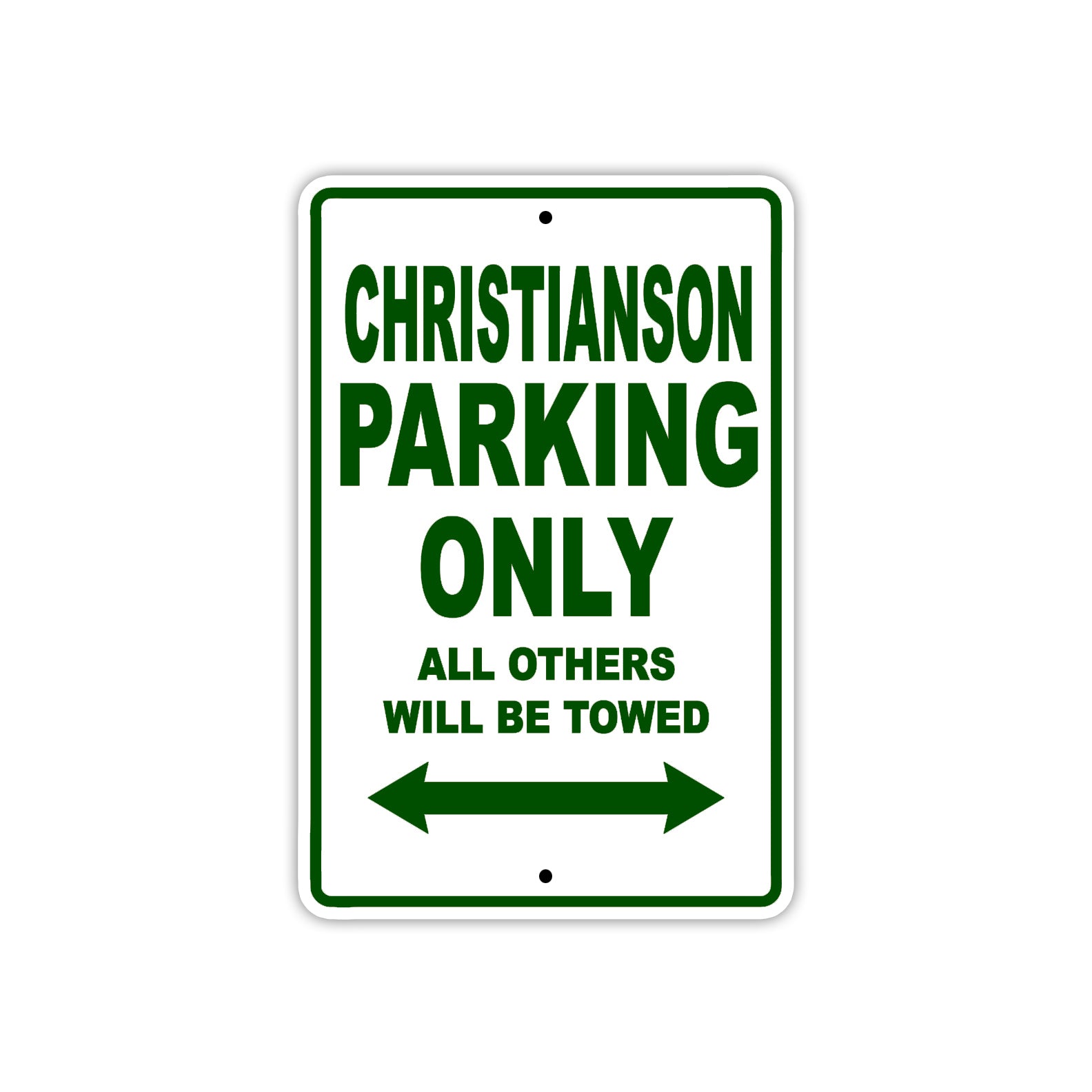 Christianson Boats Parking Only All Others Will Be Towed Sea Ocean Beach Lake Boat Aluminum Metal Sign Plate
