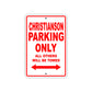 Christianson Boats Parking Only All Others Will Be Towed Sea Ocean Beach Lake Boat Aluminum Metal Sign Plate
