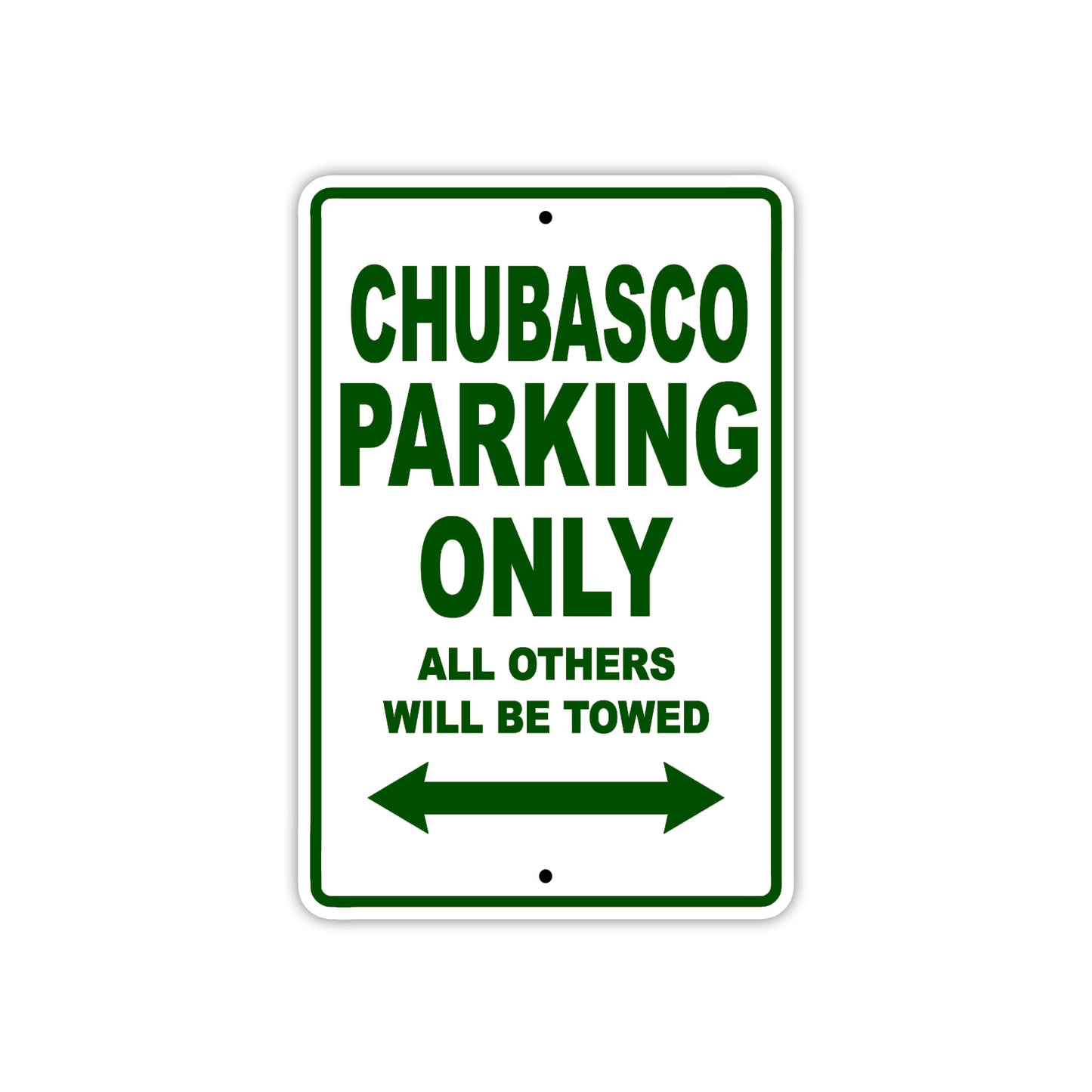 Chubasco Boats Parking Only All Others Will Be Towed Sea Ocean Beach Lake Boat Aluminum Metal Sign Plate