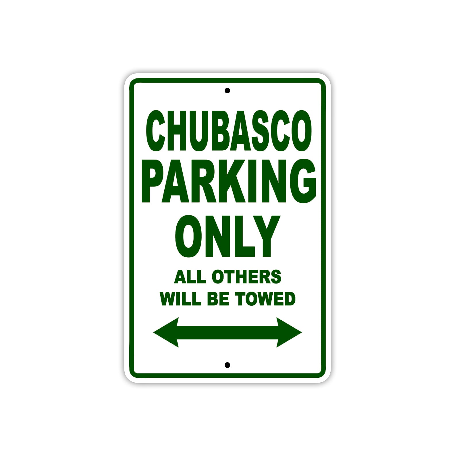 Chubasco Boats Parking Only All Others Will Be Towed Sea Ocean Beach Lake Boat Aluminum Metal Sign Plate