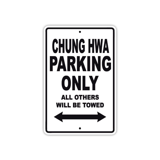 Chung Hwa Boats Parking Only All Others Will Be Towed Sea Ocean Beach Lake Boat Aluminum Metal Sign Plate