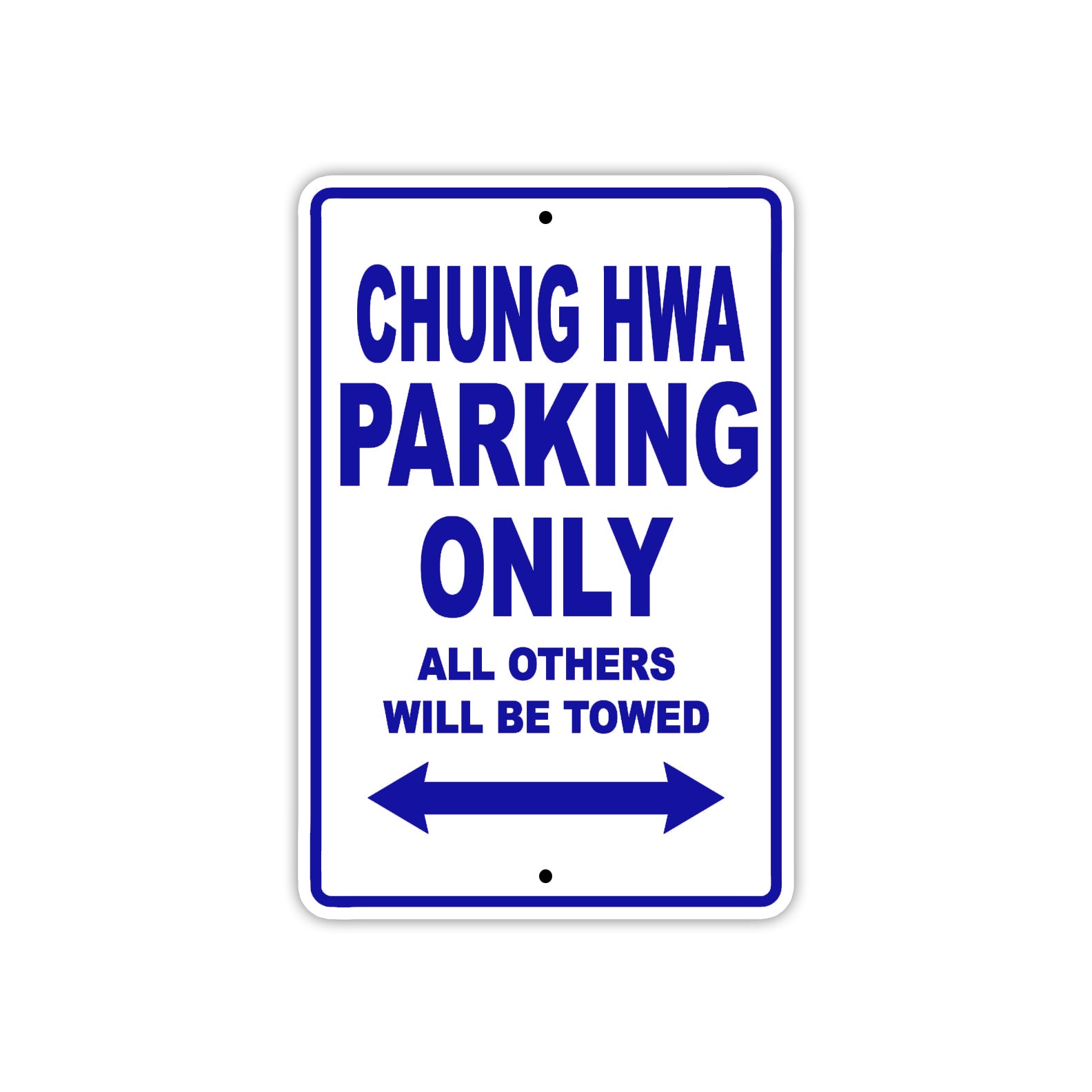 Chung Hwa Boats Parking Only All Others Will Be Towed Sea Ocean Beach Lake Boat Aluminum Metal Sign Plate