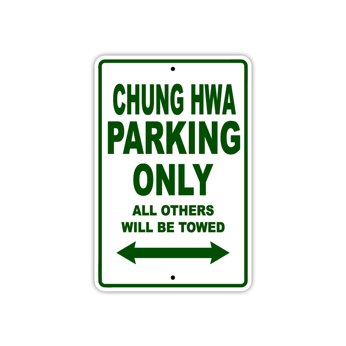 Chung Hwa Boats Parking Only All Others Will Be Towed Sea Ocean Beach Lake Boat Aluminum Metal Sign Plate