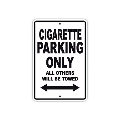Cigare**e Boats Parking Only All Others Will Be Towed Sea Ocean Beach Lake Boat Aluminum Metal Sign Plate