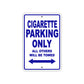 Cigare**e Boats Parking Only All Others Will Be Towed Sea Ocean Beach Lake Boat Aluminum Metal Sign Plate
