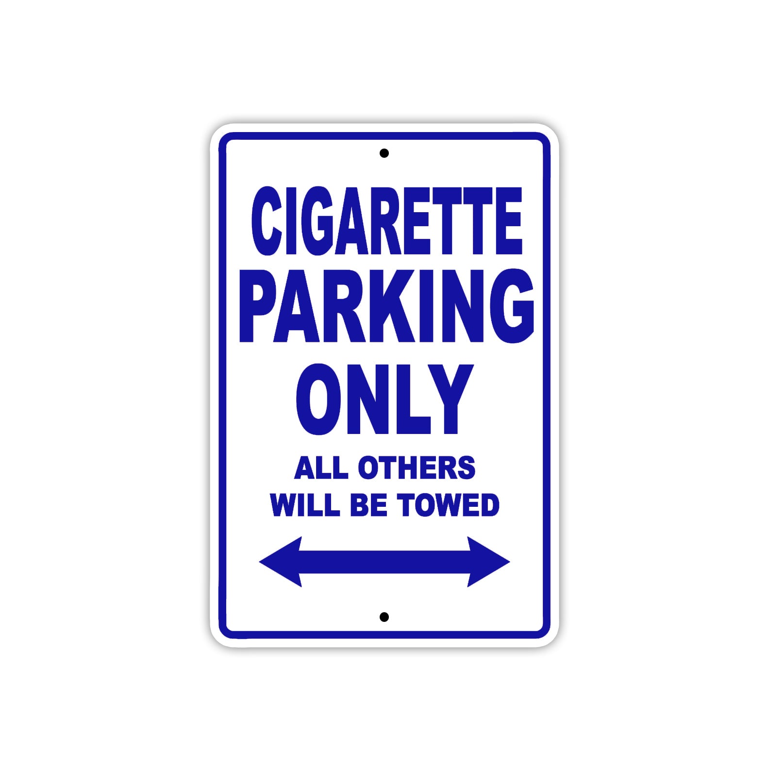 Cigare**e Boats Parking Only All Others Will Be Towed Sea Ocean Beach Lake Boat Aluminum Metal Sign Plate