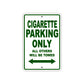 Cigare**e Boats Parking Only All Others Will Be Towed Sea Ocean Beach Lake Boat Aluminum Metal Sign Plate