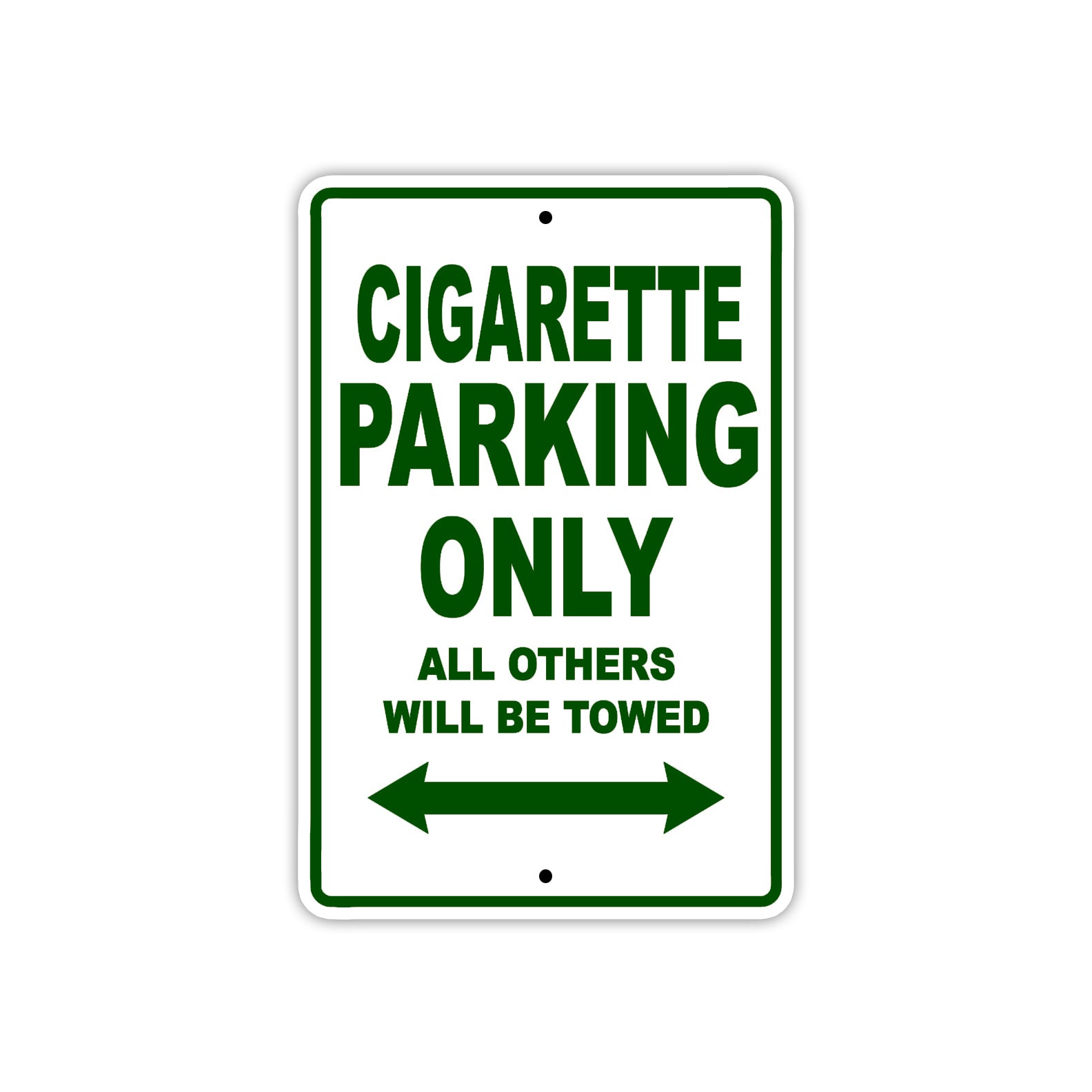 Cigare**e Boats Parking Only All Others Will Be Towed Sea Ocean Beach Lake Boat Aluminum Metal Sign Plate