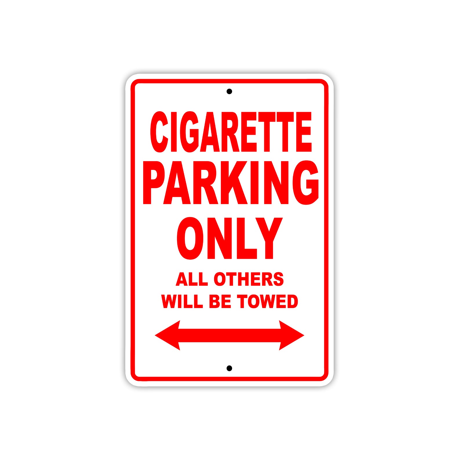 Cigare**e Boats Parking Only All Others Will Be Towed Sea Ocean Beach Lake Boat Aluminum Metal Sign Plate