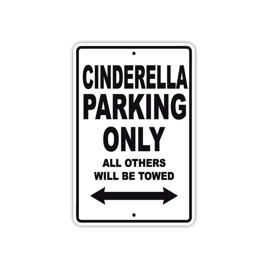 Cinderella Boats Parking Only All Others Will Be Towed Sea Ocean Beach Lake Boat Aluminum Metal Sign Plate