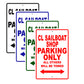 Cl Sailboat Shop Boats Parking Only All Others Will Be Towed Sea Ocean Beach Lake Boat Aluminum Metal Sign Plate