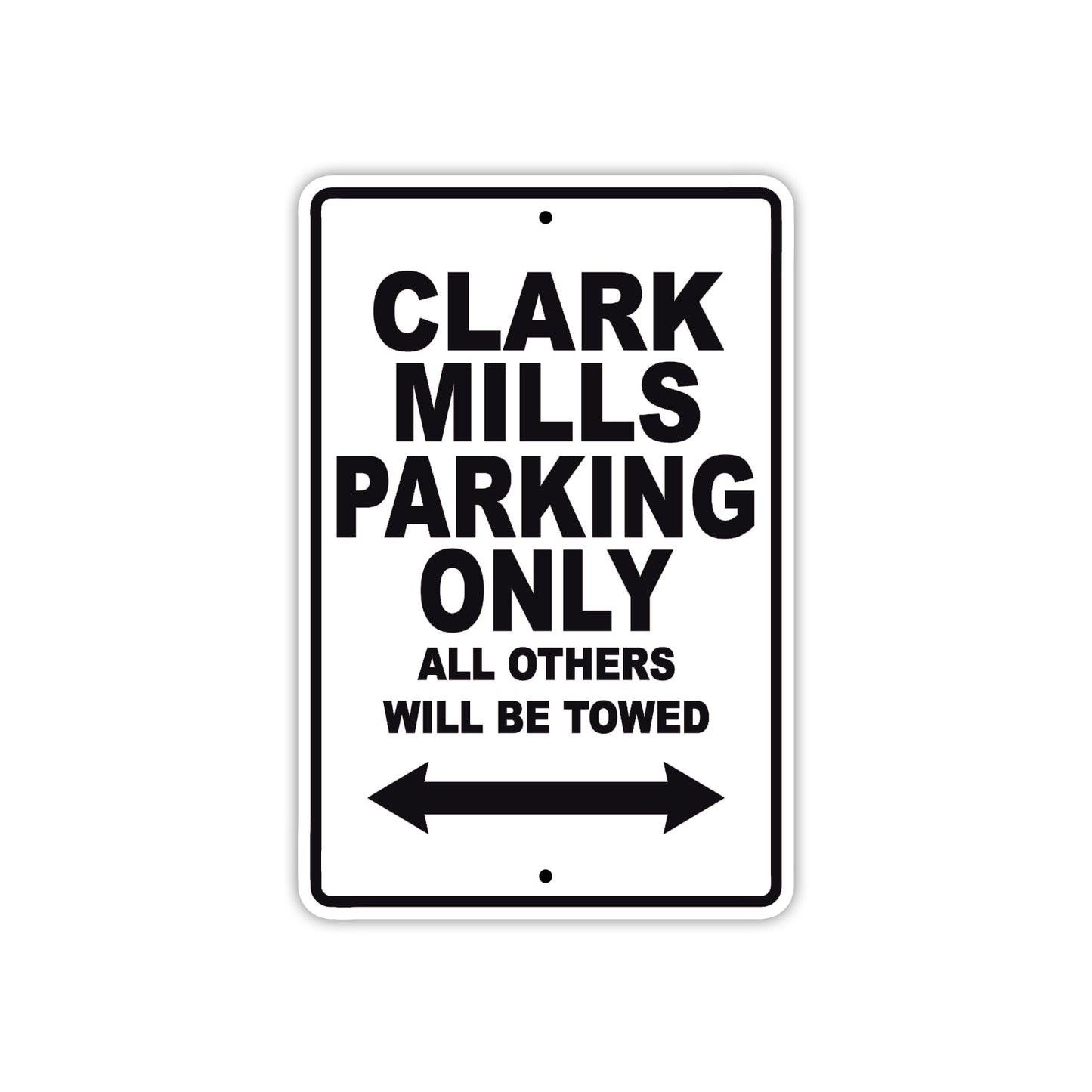 Clark Mills Boats Parking Only All Others Will Be Towed Sea Ocean Beach Lake Boat Aluminum Metal Sign Plate