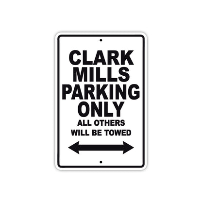 Clark Mills Boats Parking Only All Others Will Be Towed Sea Ocean Beach Lake Boat Aluminum Metal Sign Plate