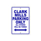 Clark Mills Boats Parking Only All Others Will Be Towed Sea Ocean Beach Lake Boat Aluminum Metal Sign Plate