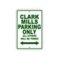 Clark Mills Boats Parking Only All Others Will Be Towed Sea Ocean Beach Lake Boat Aluminum Metal Sign Plate
