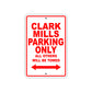 Clark Mills Boats Parking Only All Others Will Be Towed Sea Ocean Beach Lake Boat Aluminum Metal Sign Plate