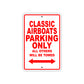 Classic Airboats Boats Parking Only All Others Will Be Towed Sea Ocean Beach Lake Boat Aluminum Metal Sign Plate