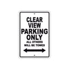 Clear View Boats Parking Only All Others Will Be Towed Sea Ocean Beach Lake Boat Aluminum Metal Sign Plate
