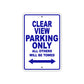 Clear View Boats Parking Only All Others Will Be Towed Sea Ocean Beach Lake Boat Aluminum Metal Sign Plate