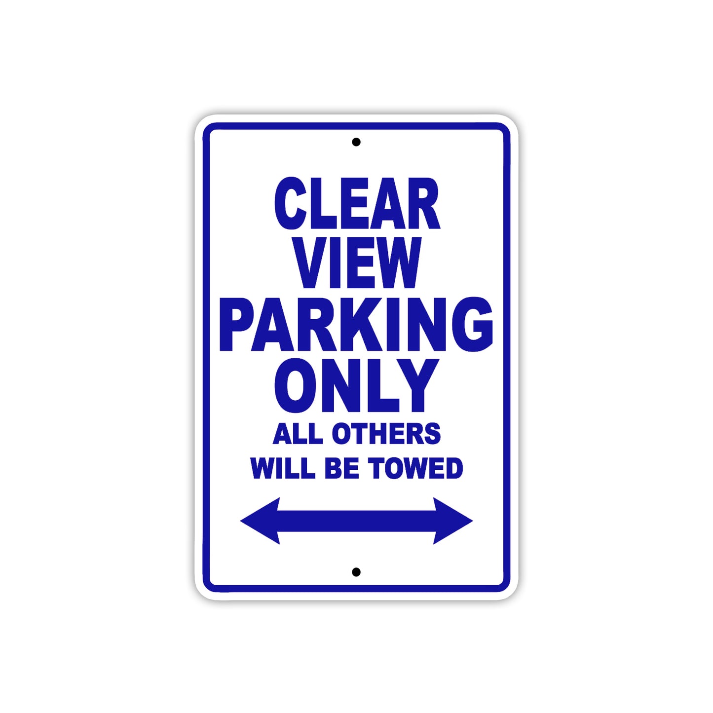 Clear View Boats Parking Only All Others Will Be Towed Sea Ocean Beach Lake Boat Aluminum Metal Sign Plate
