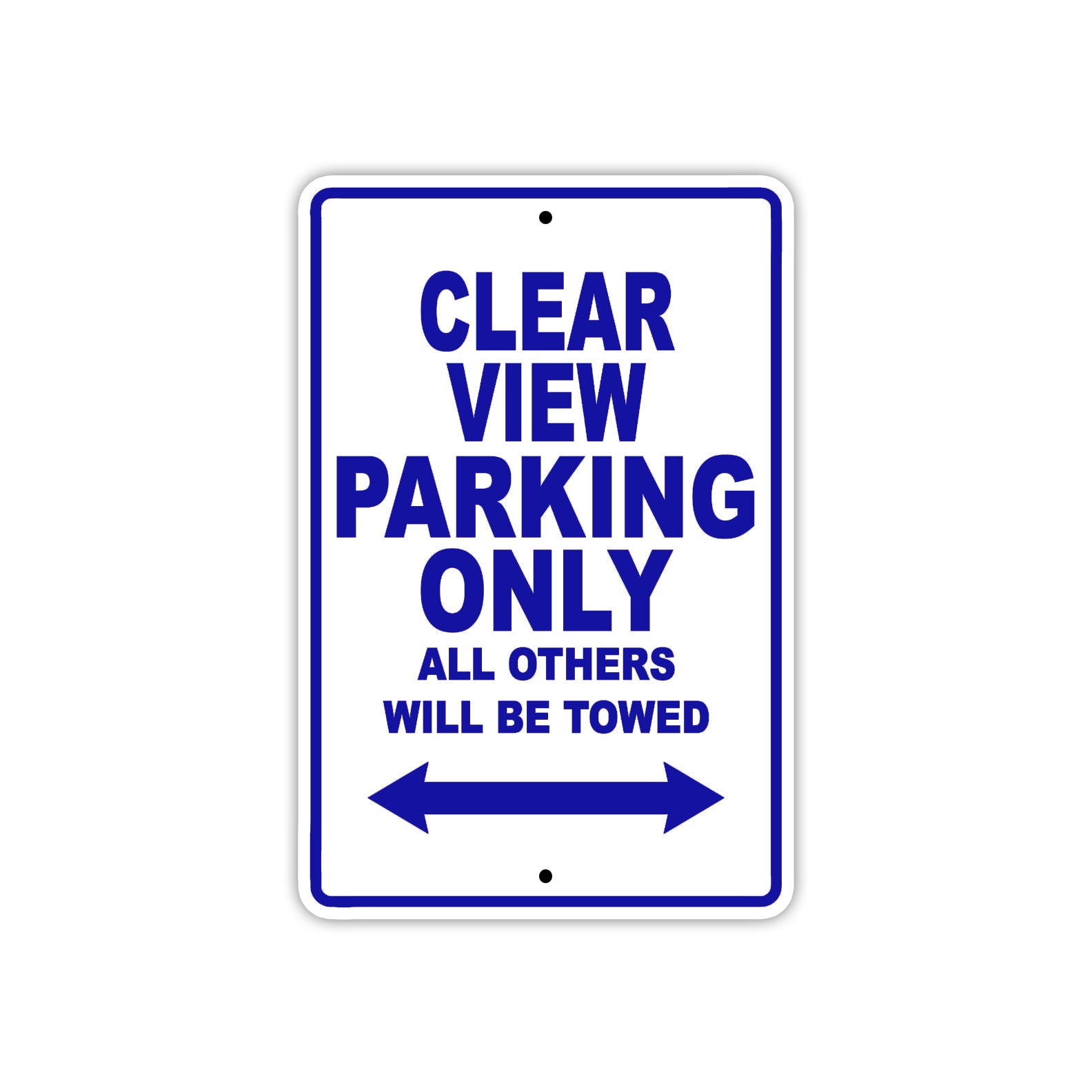Clear View Boats Parking Only All Others Will Be Towed Sea Ocean Beach Lake Boat Aluminum Metal Sign Plate