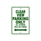 Clear View Boats Parking Only All Others Will Be Towed Sea Ocean Beach Lake Boat Aluminum Metal Sign Plate