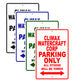 Climax Watercraft Corp Boats Parking Only All Others Will Be Towed Sea Ocean Beach Lake Boat Aluminum Metal Sign Plate