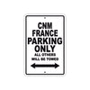 Cnm France Boats Parking Only All Others Will Be Towed Sea Ocean Beach Lake Boat Aluminum Metal Sign Plate