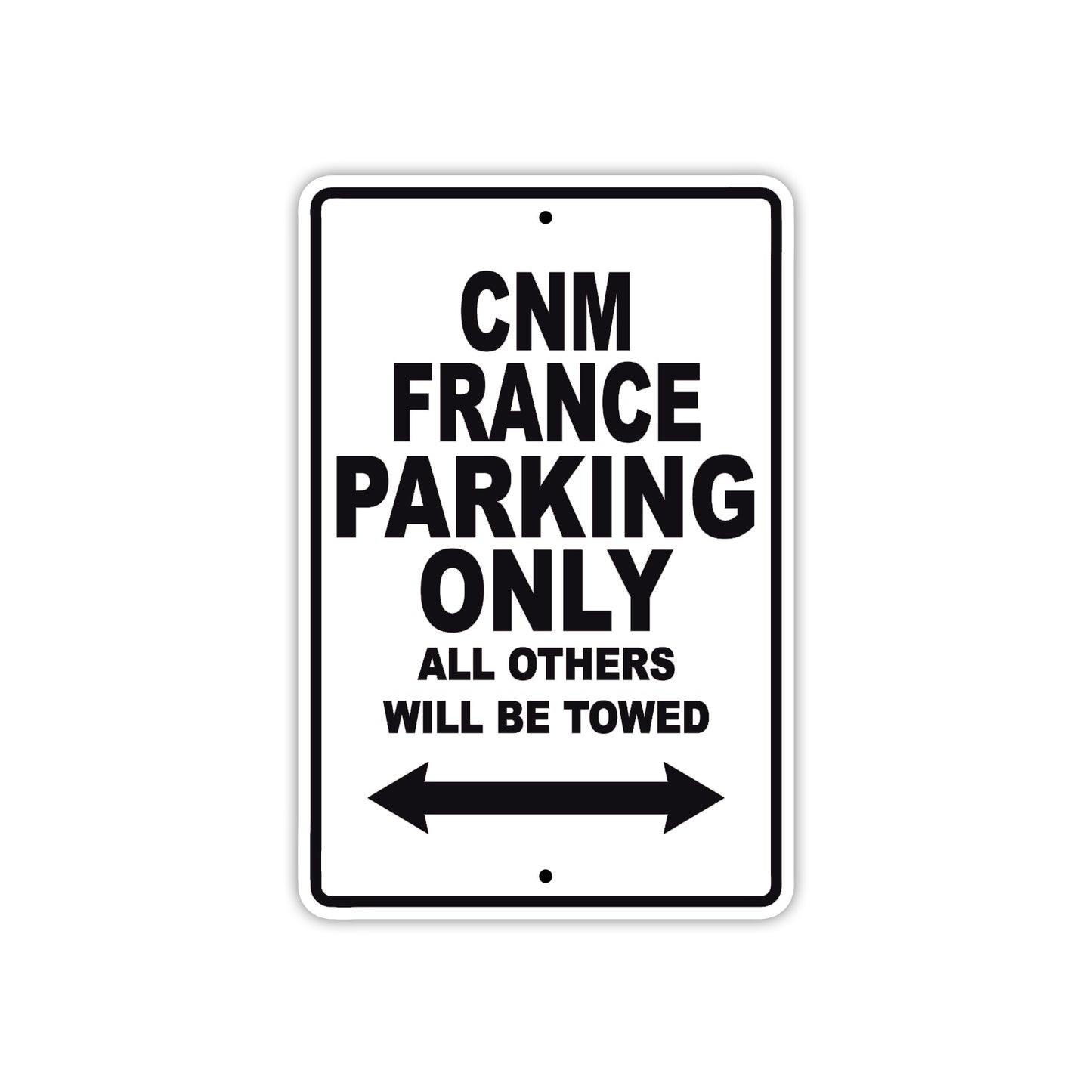 Cnm France Boats Parking Only All Others Will Be Towed Sea Ocean Beach Lake Boat Aluminum Metal Sign Plate