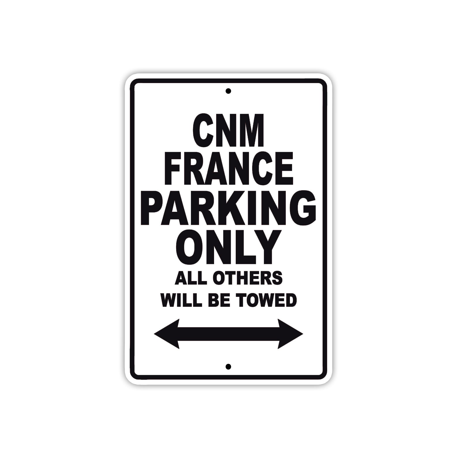 Cnm France Boats Parking Only All Others Will Be Towed Sea Ocean Beach Lake Boat Aluminum Metal Sign Plate
