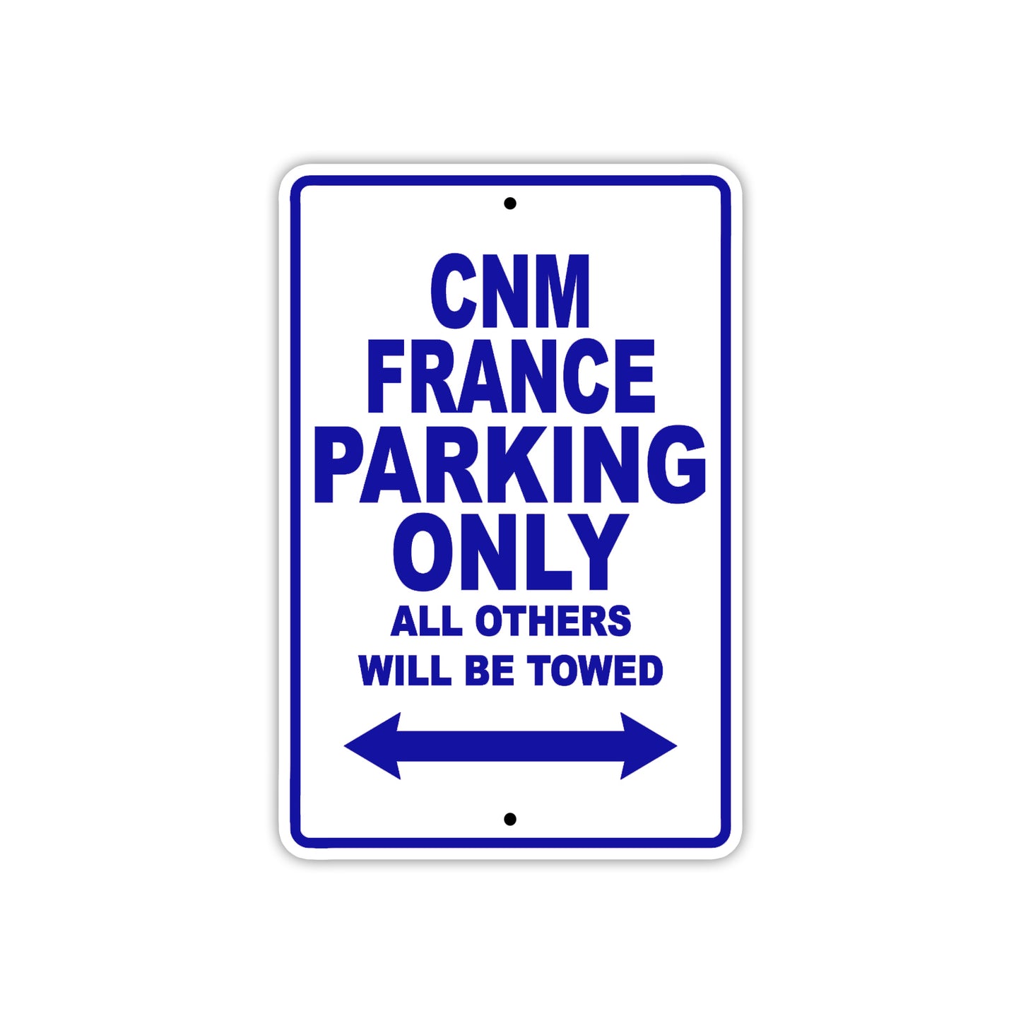 Cnm France Boats Parking Only All Others Will Be Towed Sea Ocean Beach Lake Boat Aluminum Metal Sign Plate