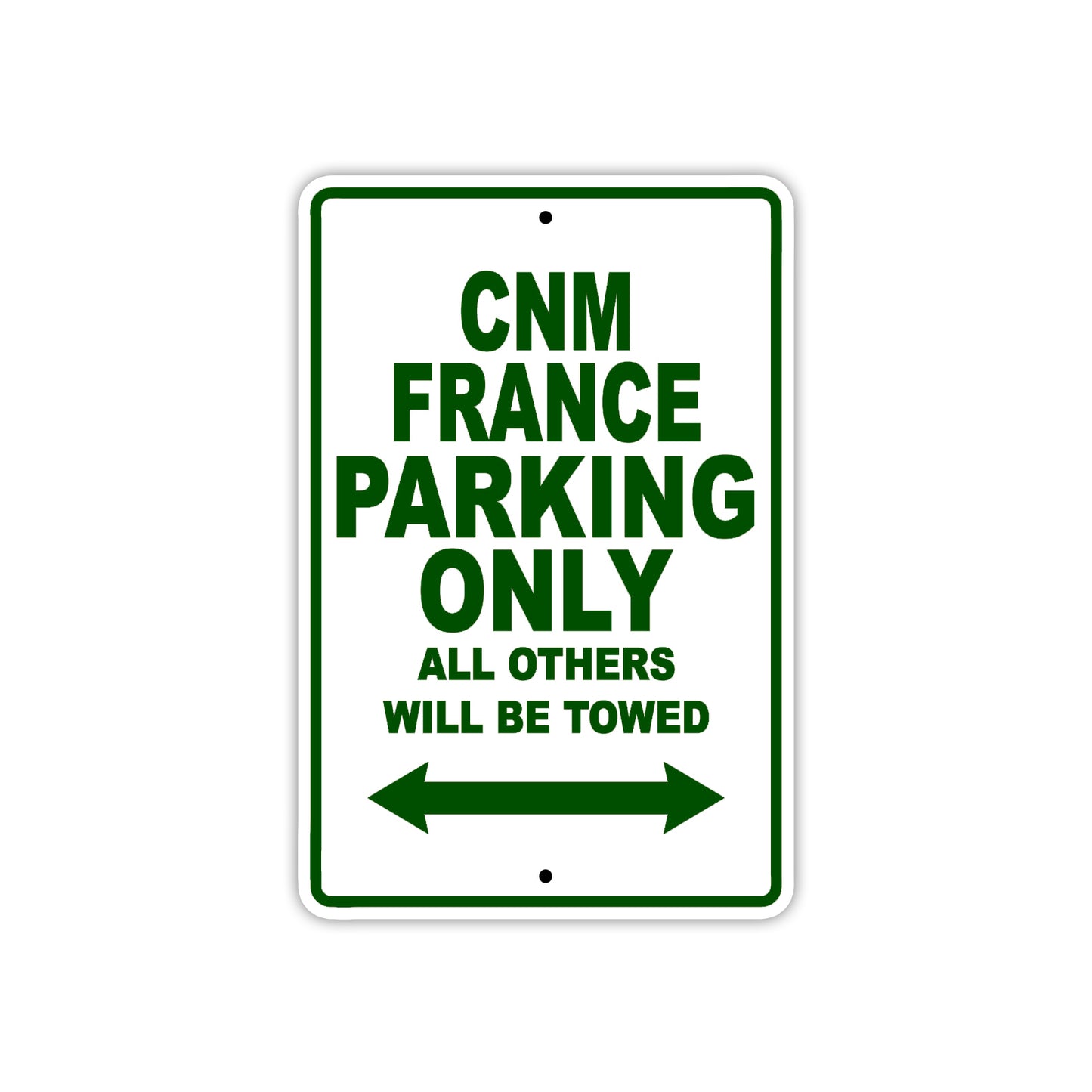 Cnm France Boats Parking Only All Others Will Be Towed Sea Ocean Beach Lake Boat Aluminum Metal Sign Plate