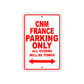 Cnm France Boats Parking Only All Others Will Be Towed Sea Ocean Beach Lake Boat Aluminum Metal Sign Plate