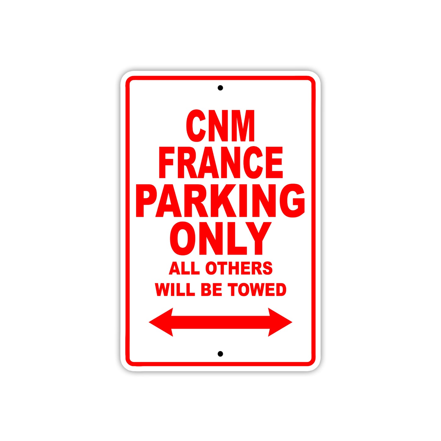Cnm France Boats Parking Only All Others Will Be Towed Sea Ocean Beach Lake Boat Aluminum Metal Sign Plate