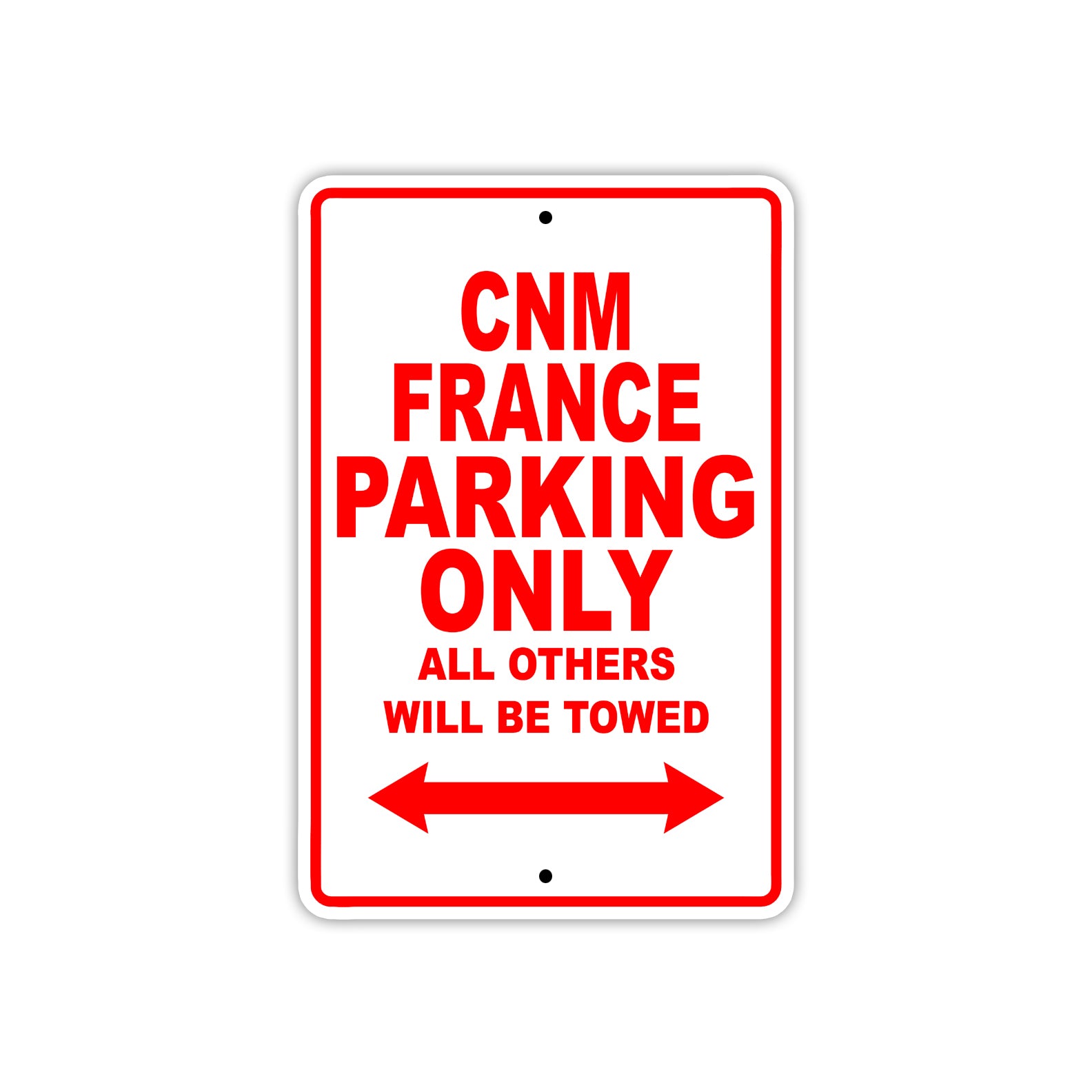 Cnm France Boats Parking Only All Others Will Be Towed Sea Ocean Beach Lake Boat Aluminum Metal Sign Plate