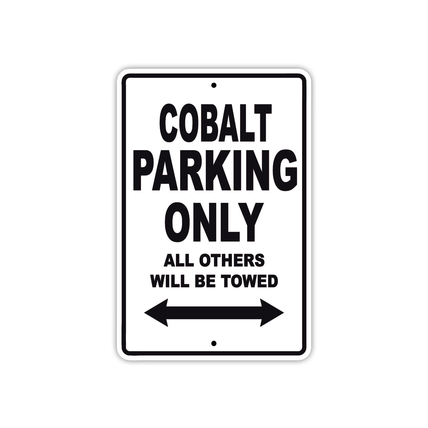 Cobalt Boats Parking Only All Others Will Be Towed Sea Ocean Beach Lake Boat Aluminum Metal Sign Plate